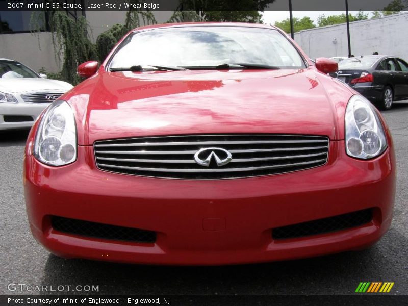 Laser Red / Wheat Beige 2007 Infiniti G 35 Coupe