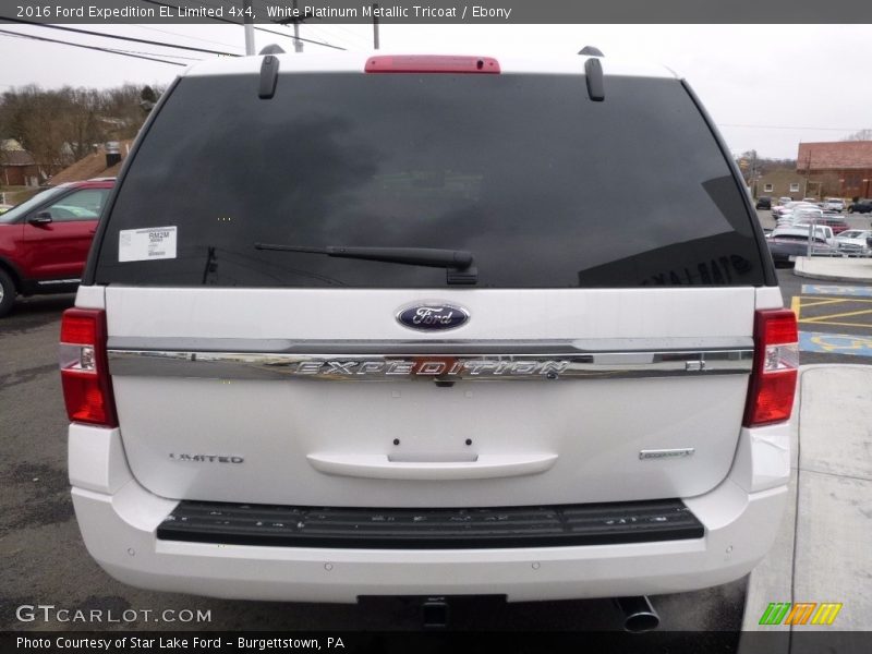 White Platinum Metallic Tricoat / Ebony 2016 Ford Expedition EL Limited 4x4