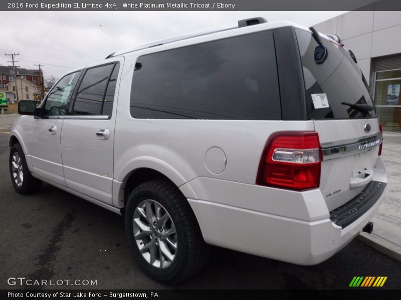 White Platinum Metallic Tricoat / Ebony 2016 Ford Expedition EL Limited 4x4