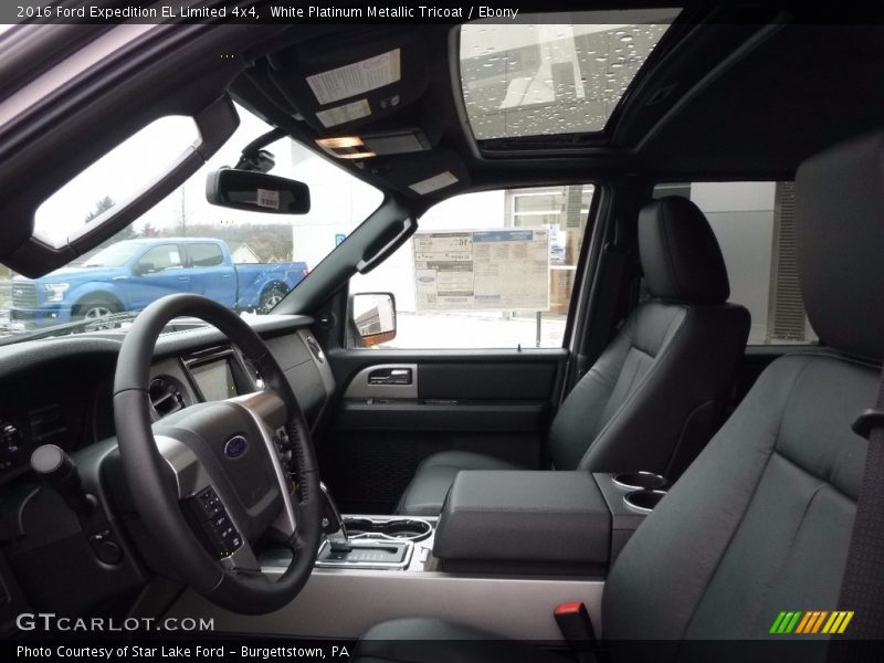 White Platinum Metallic Tricoat / Ebony 2016 Ford Expedition EL Limited 4x4