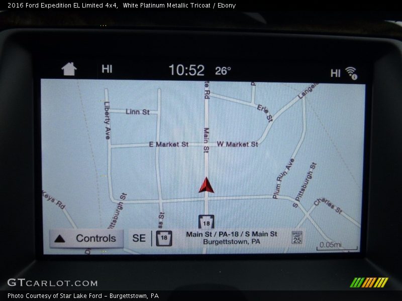 White Platinum Metallic Tricoat / Ebony 2016 Ford Expedition EL Limited 4x4