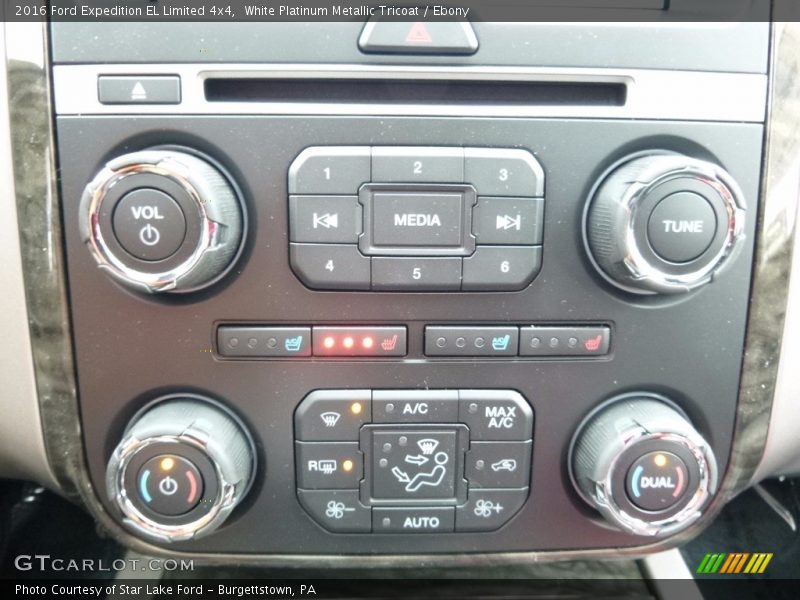 White Platinum Metallic Tricoat / Ebony 2016 Ford Expedition EL Limited 4x4