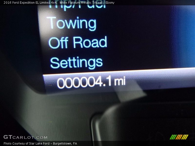 White Platinum Metallic Tricoat / Ebony 2016 Ford Expedition EL Limited 4x4