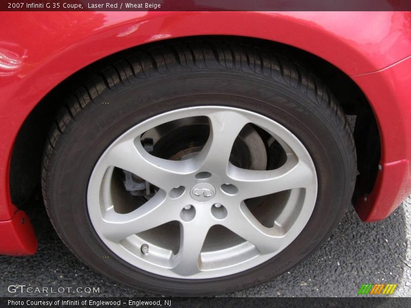 Laser Red / Wheat Beige 2007 Infiniti G 35 Coupe