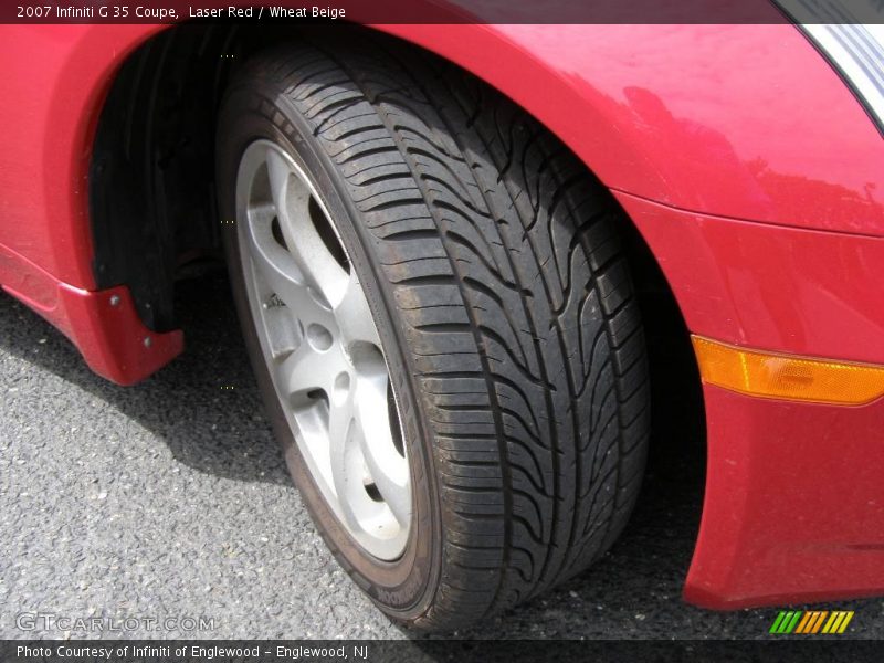 Laser Red / Wheat Beige 2007 Infiniti G 35 Coupe