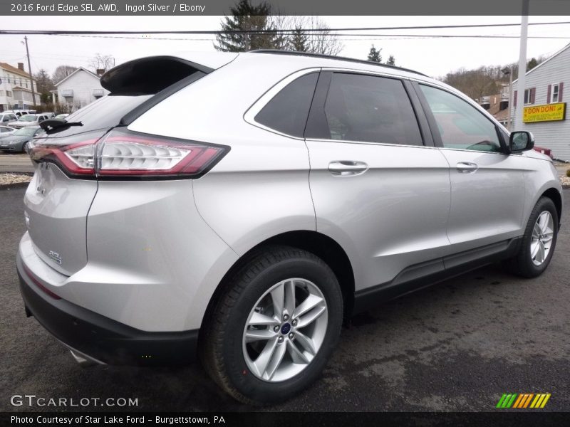 Ingot Silver / Ebony 2016 Ford Edge SEL AWD