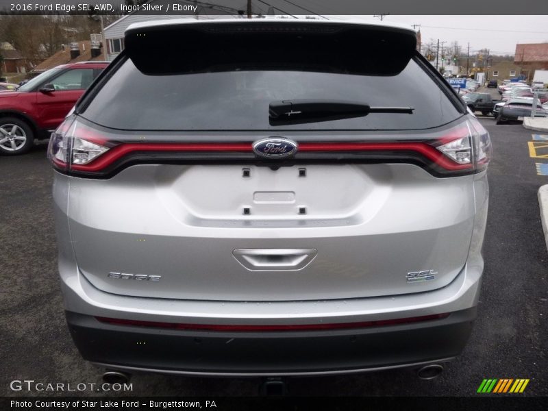 Ingot Silver / Ebony 2016 Ford Edge SEL AWD