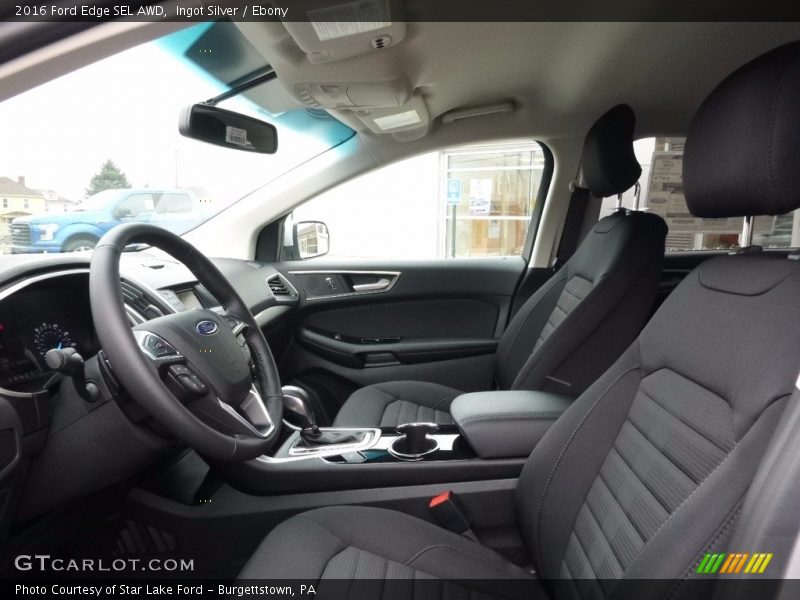 Ingot Silver / Ebony 2016 Ford Edge SEL AWD