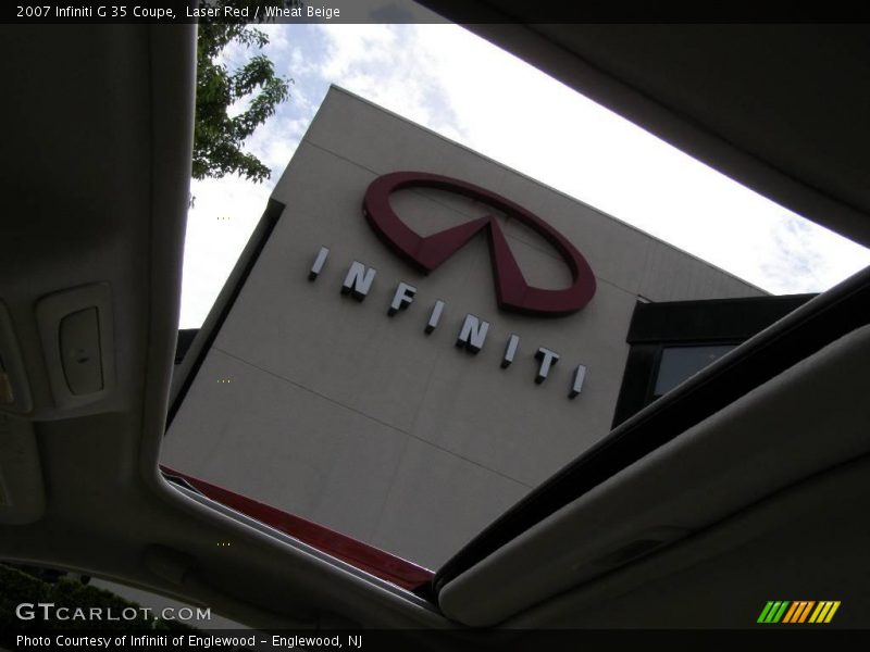 Laser Red / Wheat Beige 2007 Infiniti G 35 Coupe