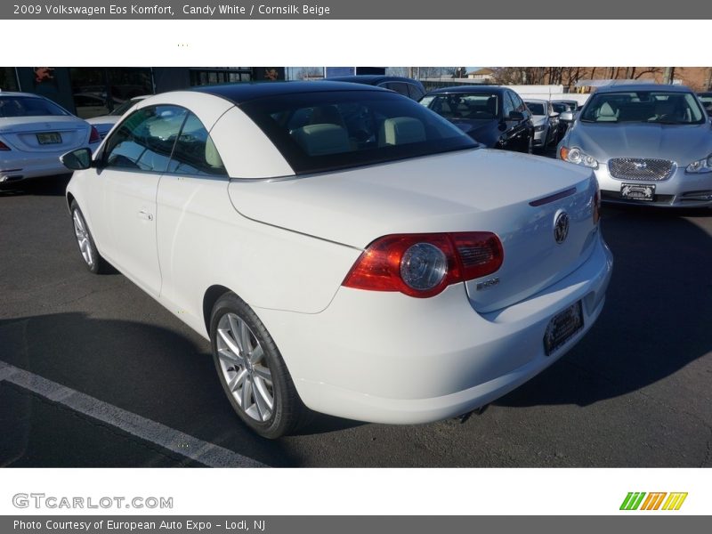 Candy White / Cornsilk Beige 2009 Volkswagen Eos Komfort