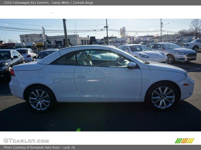 Candy White / Cornsilk Beige 2009 Volkswagen Eos Komfort