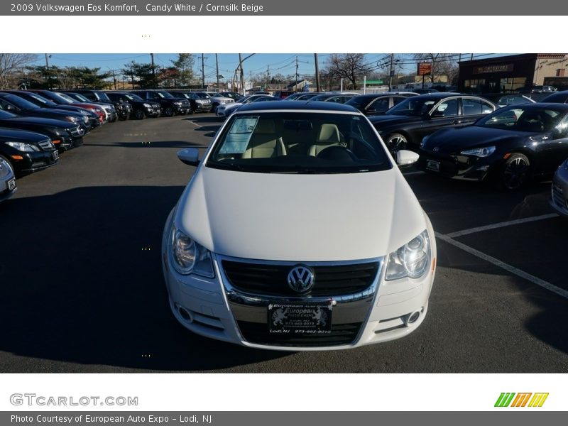 Candy White / Cornsilk Beige 2009 Volkswagen Eos Komfort