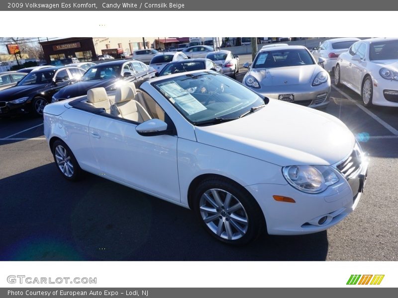 Candy White / Cornsilk Beige 2009 Volkswagen Eos Komfort