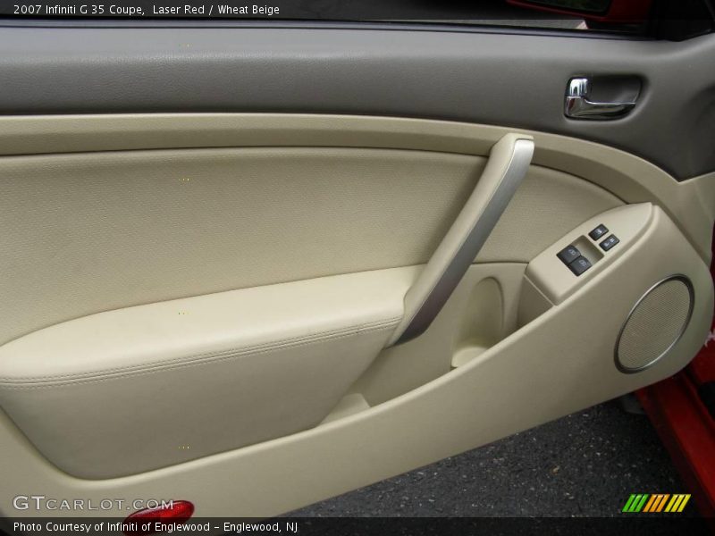 Laser Red / Wheat Beige 2007 Infiniti G 35 Coupe