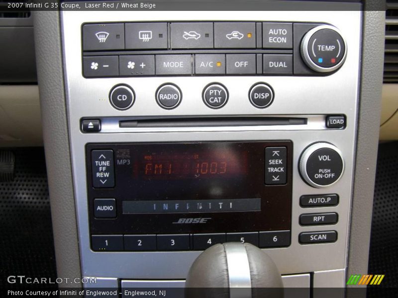 Laser Red / Wheat Beige 2007 Infiniti G 35 Coupe