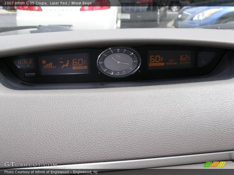 Laser Red / Wheat Beige 2007 Infiniti G 35 Coupe