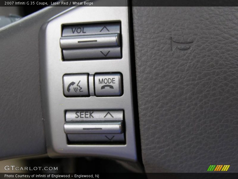 Laser Red / Wheat Beige 2007 Infiniti G 35 Coupe