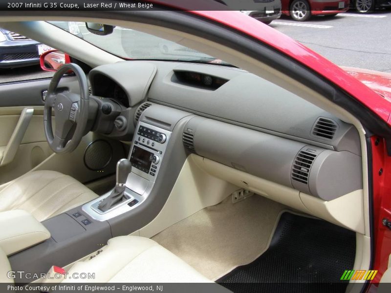 Laser Red / Wheat Beige 2007 Infiniti G 35 Coupe