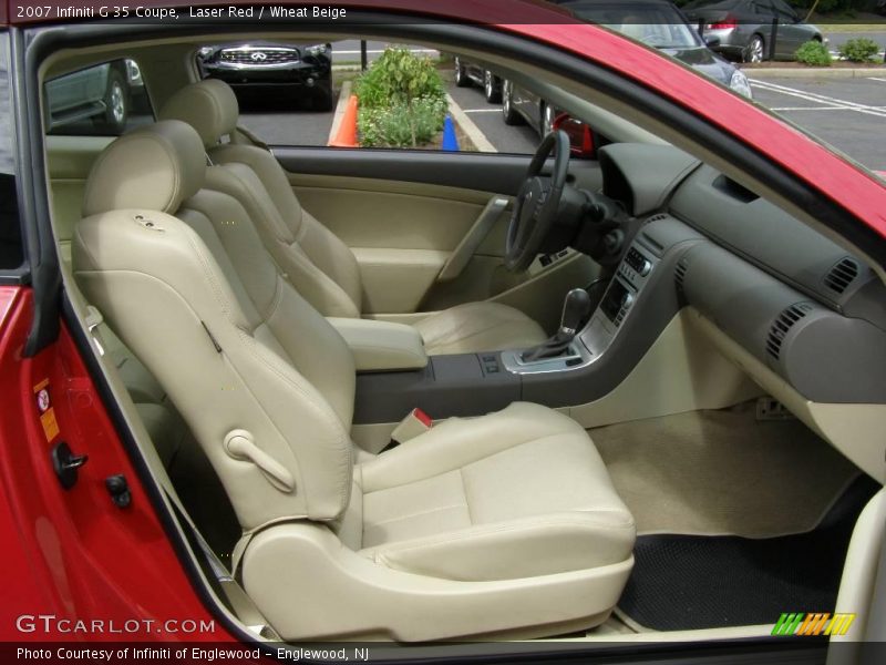 Laser Red / Wheat Beige 2007 Infiniti G 35 Coupe