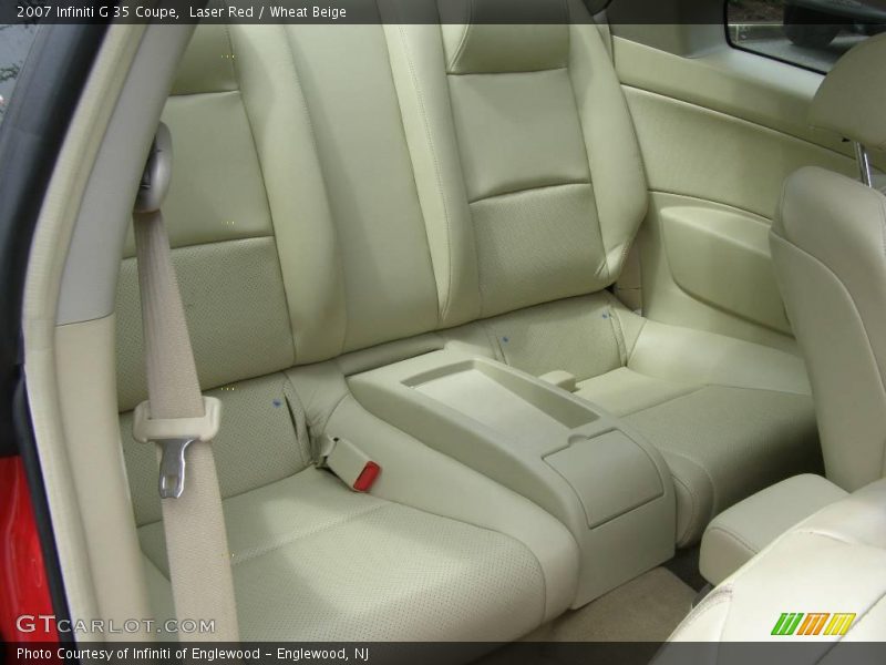 Laser Red / Wheat Beige 2007 Infiniti G 35 Coupe