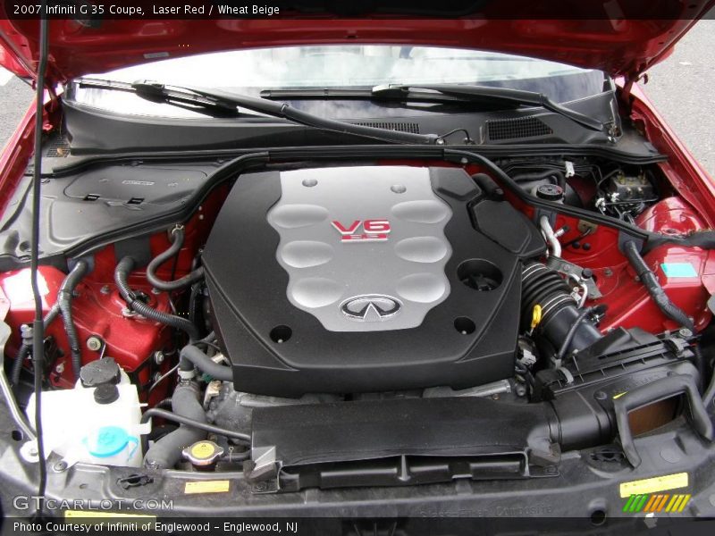 Laser Red / Wheat Beige 2007 Infiniti G 35 Coupe