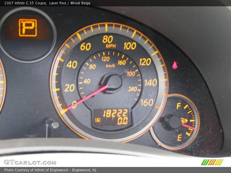 Laser Red / Wheat Beige 2007 Infiniti G 35 Coupe
