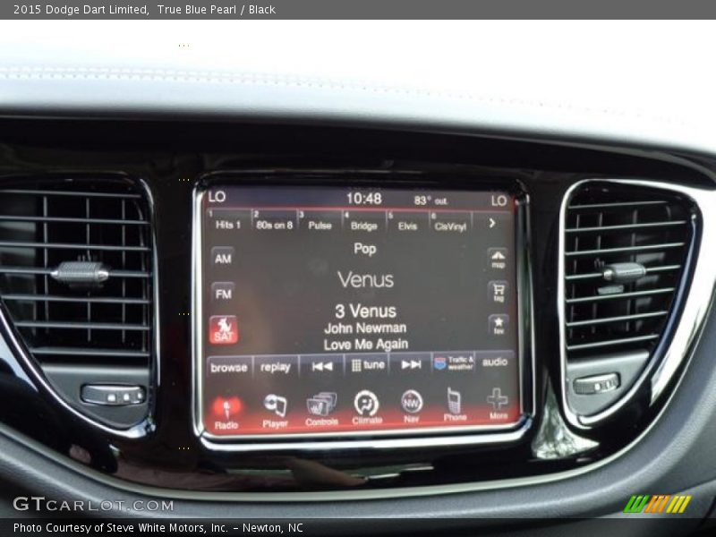 True Blue Pearl / Black 2015 Dodge Dart Limited