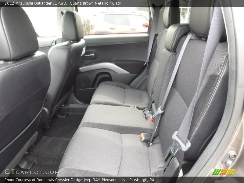 Quartz Brown Metallic / Black 2012 Mitsubishi Outlander SE AWD