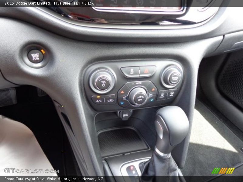 True Blue Pearl / Black 2015 Dodge Dart Limited