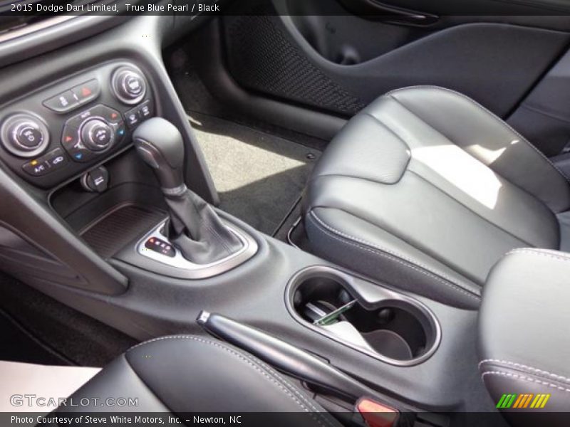 True Blue Pearl / Black 2015 Dodge Dart Limited