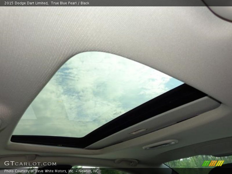 True Blue Pearl / Black 2015 Dodge Dart Limited