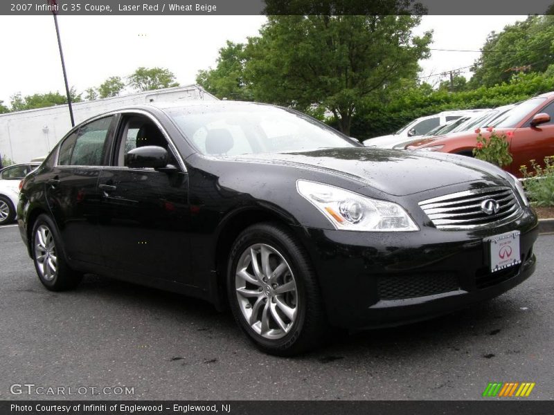 Laser Red / Wheat Beige 2007 Infiniti G 35 Coupe