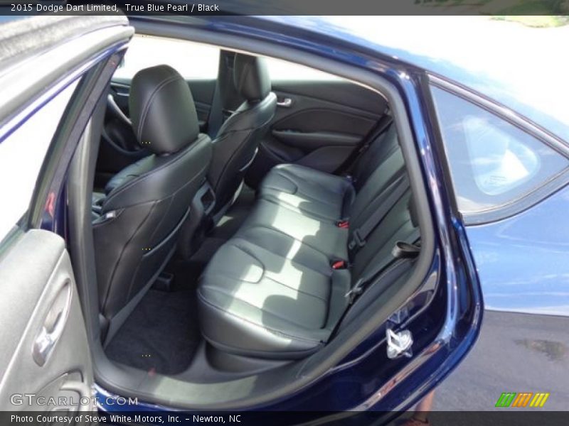 True Blue Pearl / Black 2015 Dodge Dart Limited