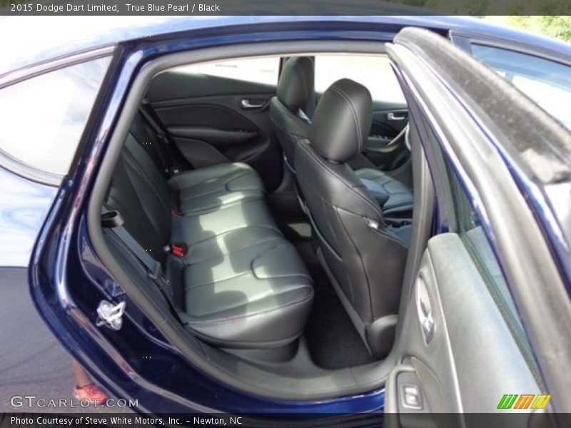 True Blue Pearl / Black 2015 Dodge Dart Limited
