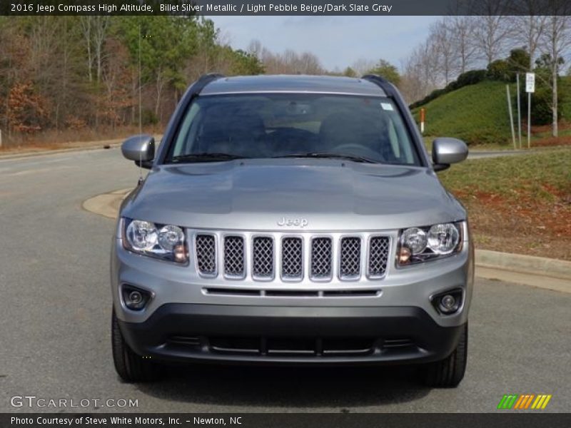 Billet Silver Metallic / Light Pebble Beige/Dark Slate Gray 2016 Jeep Compass High Altitude