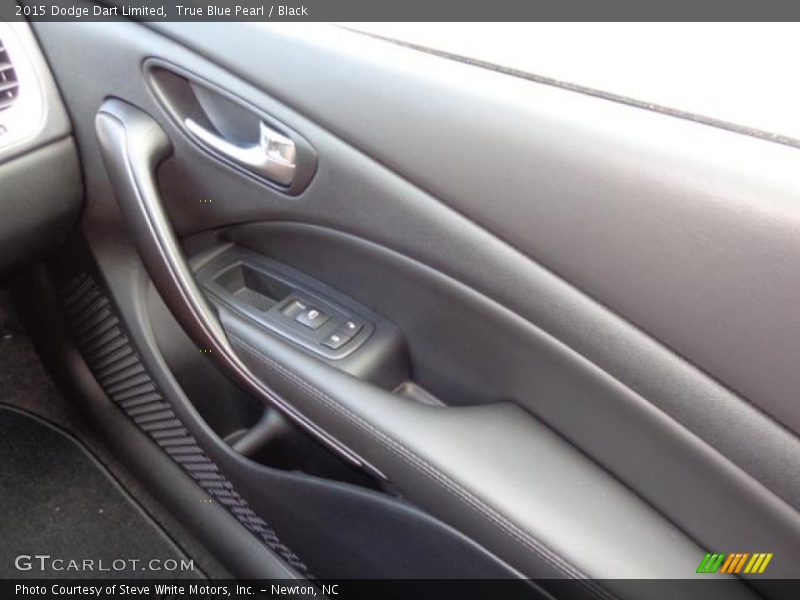 True Blue Pearl / Black 2015 Dodge Dart Limited