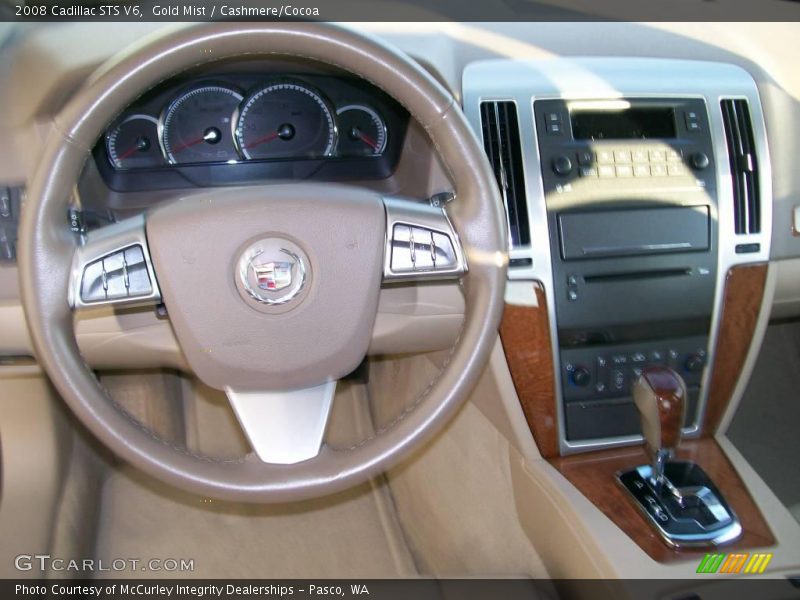 Gold Mist / Cashmere/Cocoa 2008 Cadillac STS V6