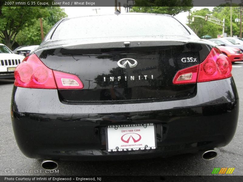 Laser Red / Wheat Beige 2007 Infiniti G 35 Coupe