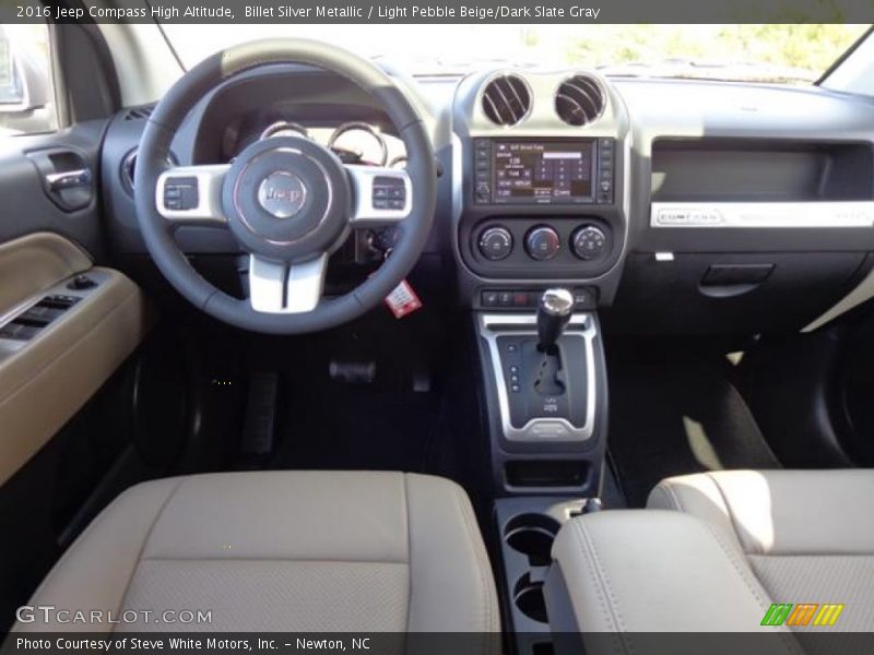 Billet Silver Metallic / Light Pebble Beige/Dark Slate Gray 2016 Jeep Compass High Altitude