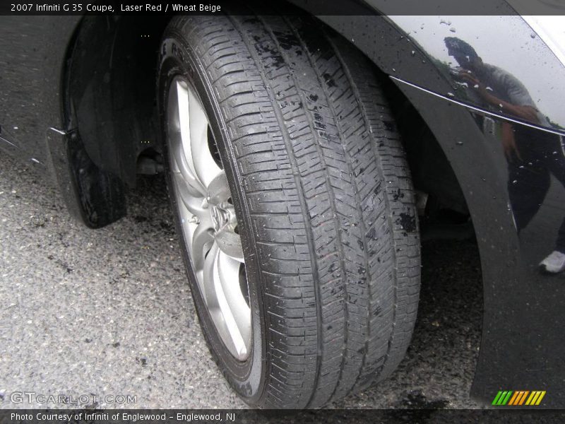 Laser Red / Wheat Beige 2007 Infiniti G 35 Coupe