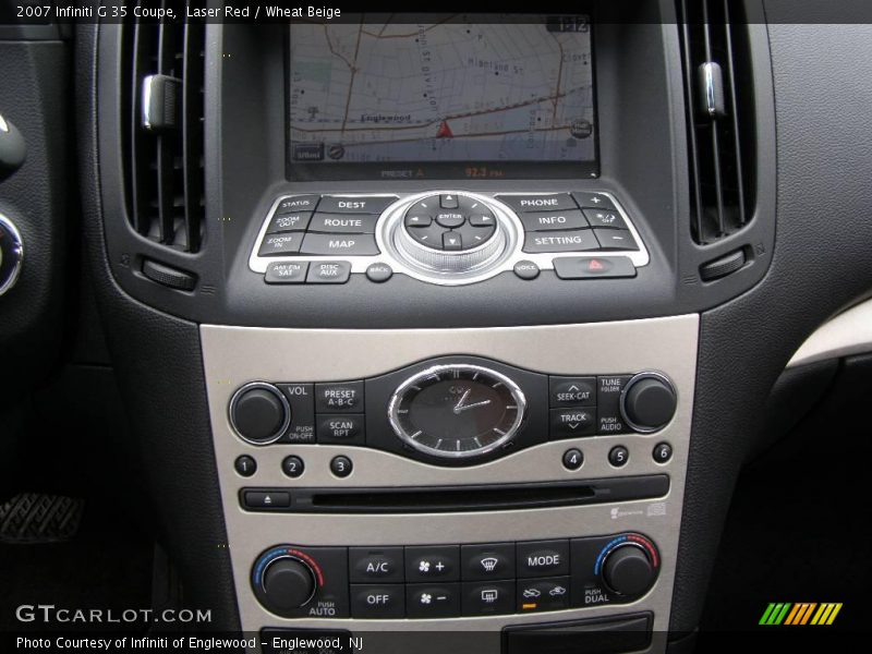 Laser Red / Wheat Beige 2007 Infiniti G 35 Coupe