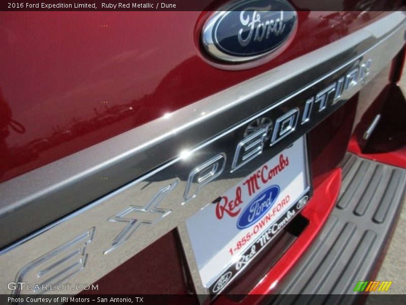 Ruby Red Metallic / Dune 2016 Ford Expedition Limited