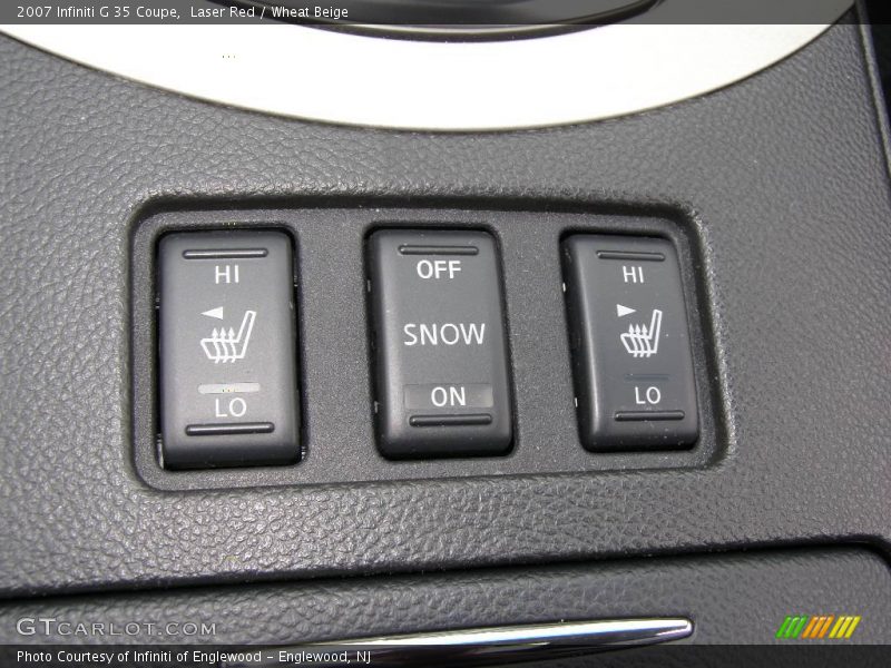 Laser Red / Wheat Beige 2007 Infiniti G 35 Coupe