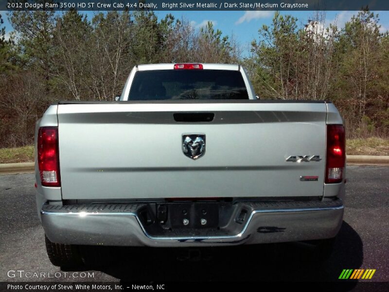 Bright Silver Metallic / Dark Slate/Medium Graystone 2012 Dodge Ram 3500 HD ST Crew Cab 4x4 Dually
