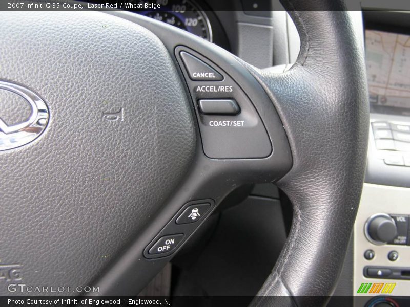 Laser Red / Wheat Beige 2007 Infiniti G 35 Coupe