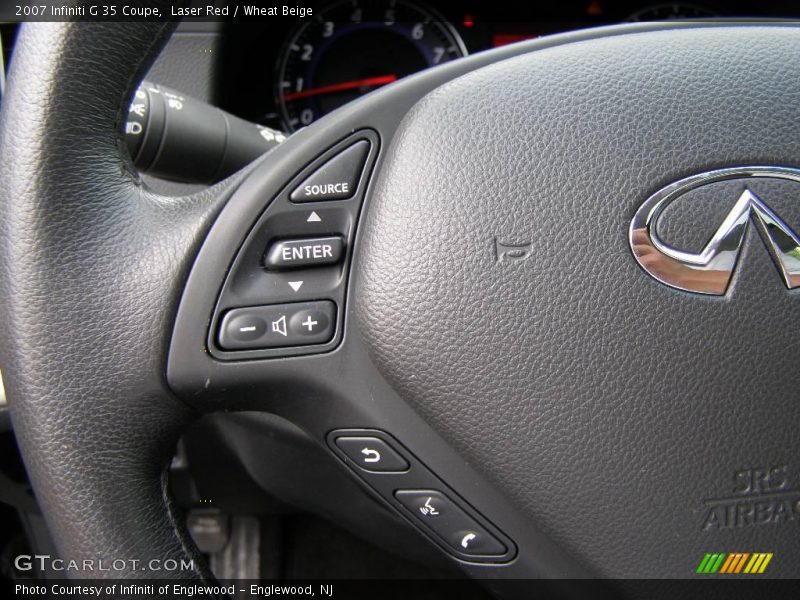 Laser Red / Wheat Beige 2007 Infiniti G 35 Coupe