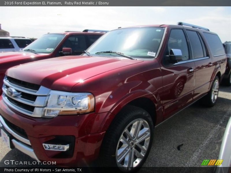 Ruby Red Metallic / Ebony 2016 Ford Expedition EL Platinum