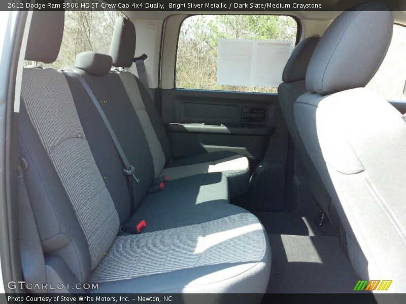 Bright Silver Metallic / Dark Slate/Medium Graystone 2012 Dodge Ram 3500 HD ST Crew Cab 4x4 Dually