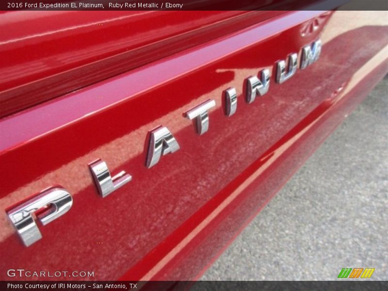 Ruby Red Metallic / Ebony 2016 Ford Expedition EL Platinum