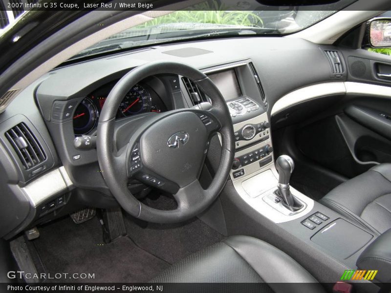 Laser Red / Wheat Beige 2007 Infiniti G 35 Coupe